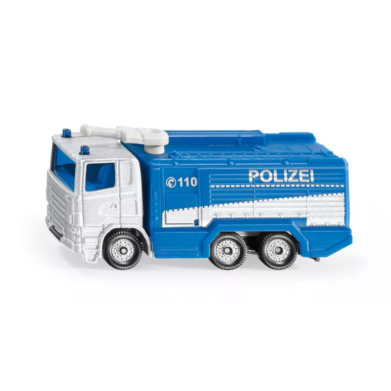 Camión agua de la policía