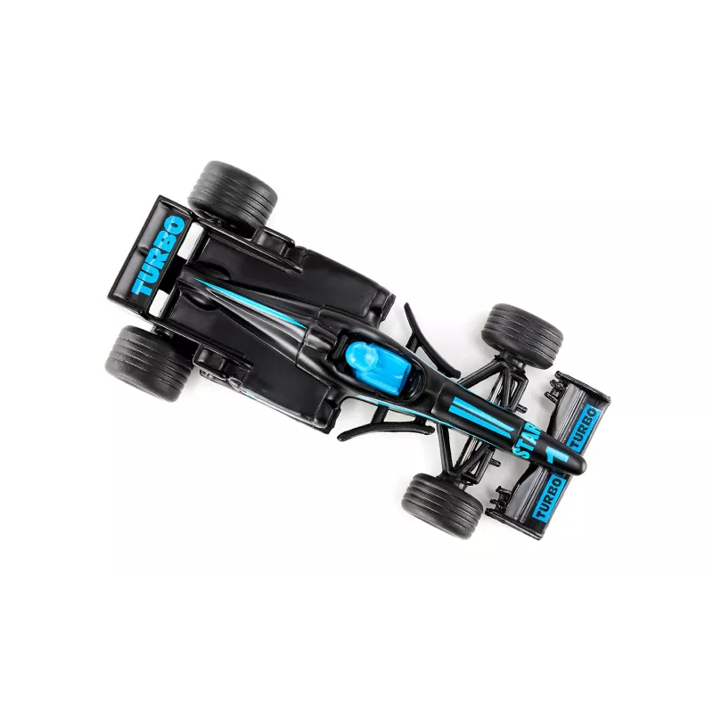 coche formula 1 rojo en Blister