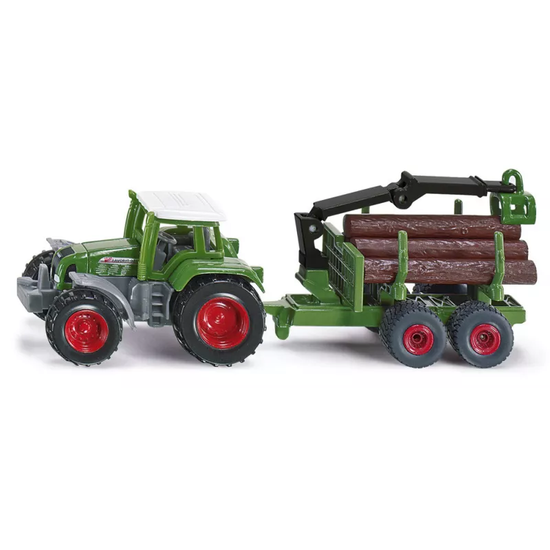 Tractor Fendt con remolque forestal - Blister