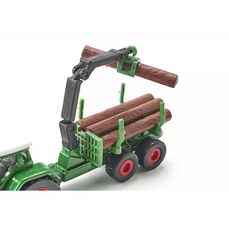 Tractor Fendt con remolque forestal - Blister