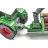 Tractor Fendt con remolque forestal - Blister