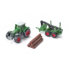 Tractor Fendt con remolque forestal - Blister