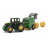 Tractor John Deere con rotoempacadora - Blister