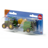 Tractor John Deere con rotoempacadora - Blister