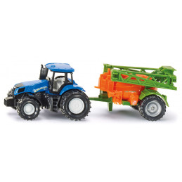 Tractor New Holland con sulfatadora Amazone - escala 1:87