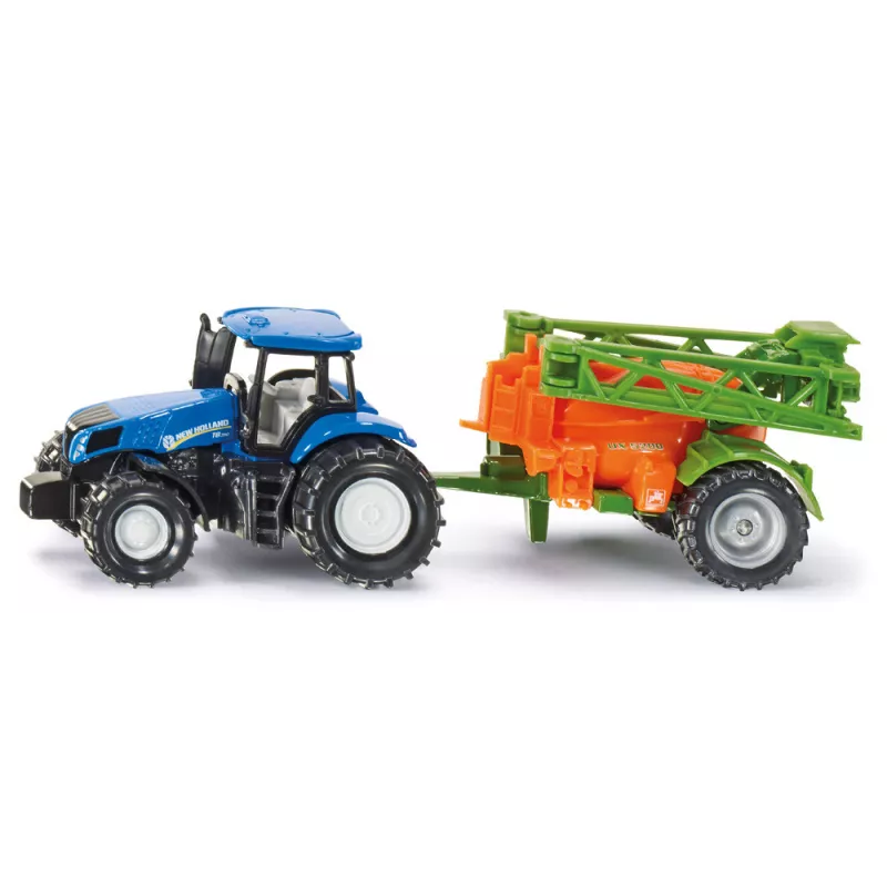 Tractor New Holland con sulfatadora Amazone - escala 1:87