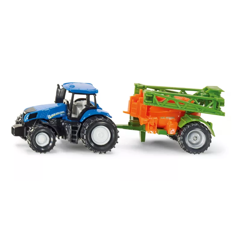 Tractor New Holland con sulfatadora Amazone - escala 1:87