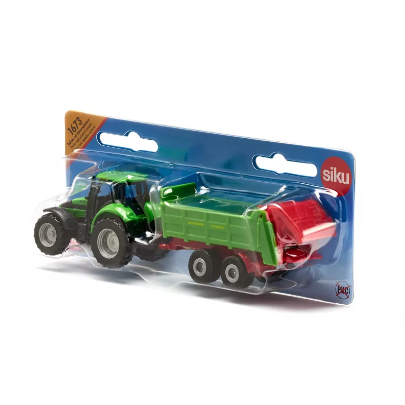 Deutz-Fahr con remoquel exparcidor - Blister