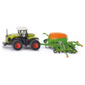 Tractor Claas con sembradora Amazone - escala 1:87