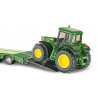 Camion con remolque con dos tractores John Deere