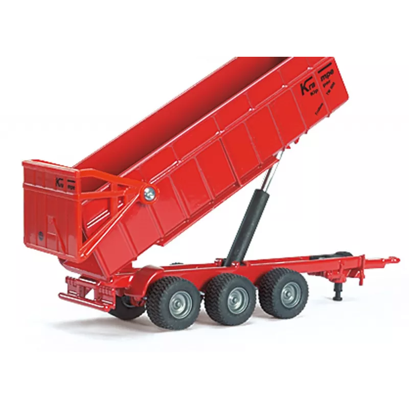 Tractor Massey Ferguson con remolque - Escala 1:87