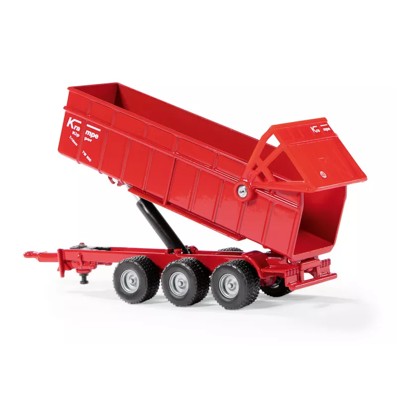 Tractor Massey Ferguson con remolque - Escala 1:87