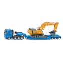 Camion con Excavadora Liebherr - escala 1:87
