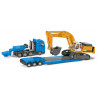 Camion con Excavadora Liebherr - escala 1:87