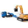 Camion con Excavadora Liebherr - escala 1:87