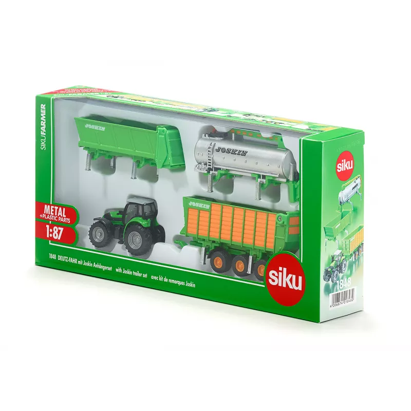 Tractor Deutz-fahr con kit remolque joskin