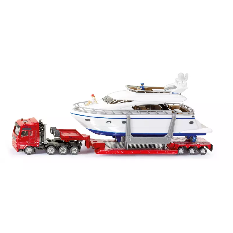 Transportador de transporte pesado con el yate