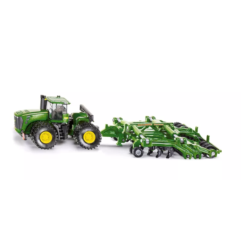Tractor John Deere con cutivador amazone
