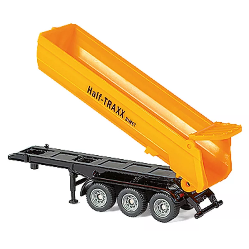 Tractor JCB con remolque banera - escala 1:87