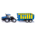 Tractor New Holland con remolque - escala 1:50