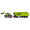 Tractor Claas con remolque Fliegl