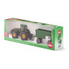 Tractor John Deere con remolque