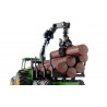 Tractor John Deere 8430 con remolque forestal - escala 1:50 - siku