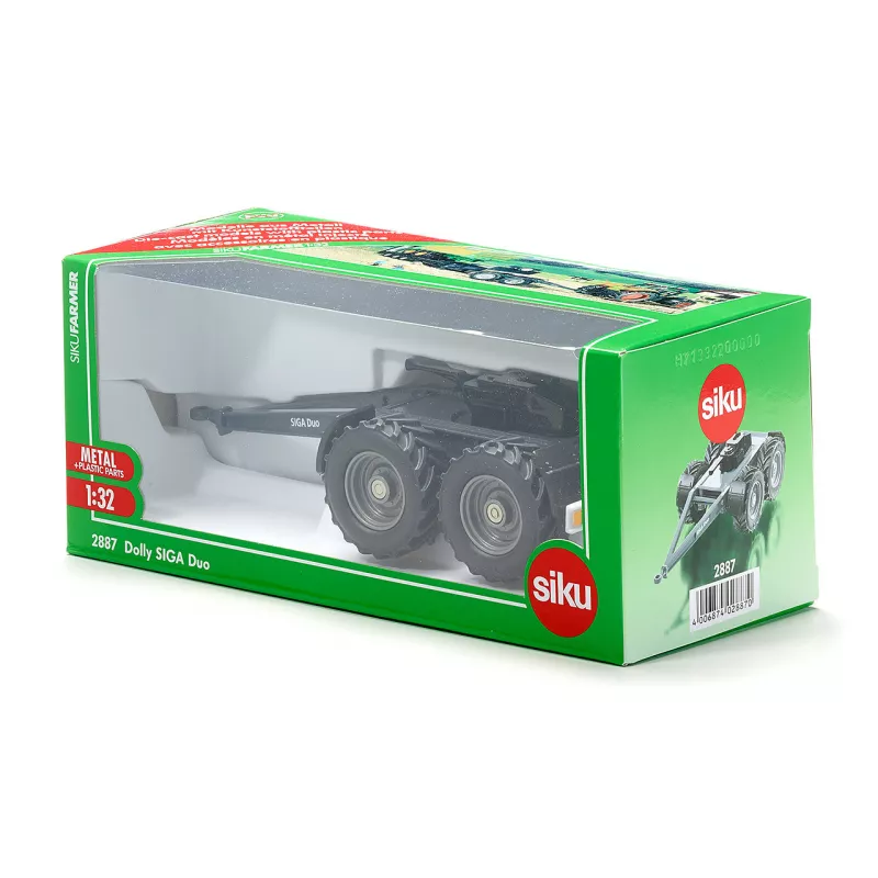 Enganche gondola Siga Duo para tractores - escala 1:32