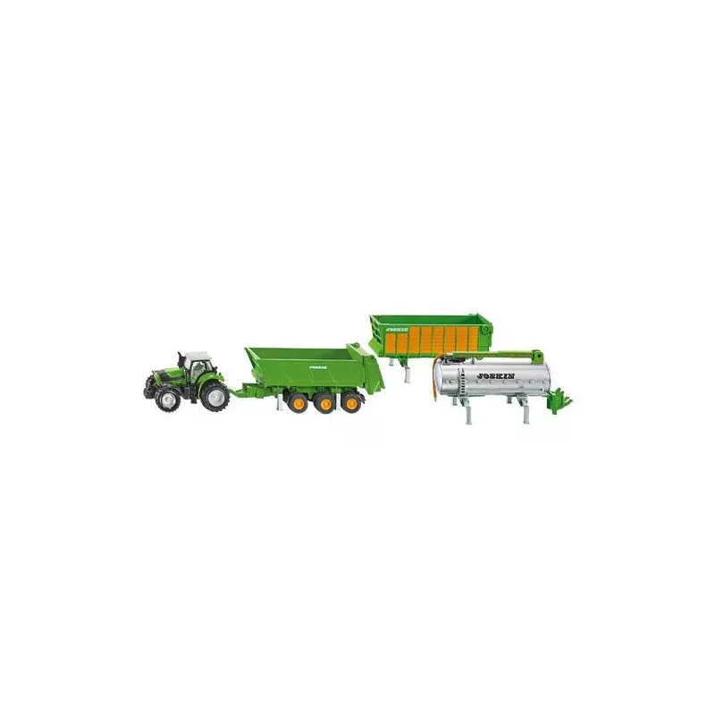 Tractor Deutz-fahr con kit remolque joskin