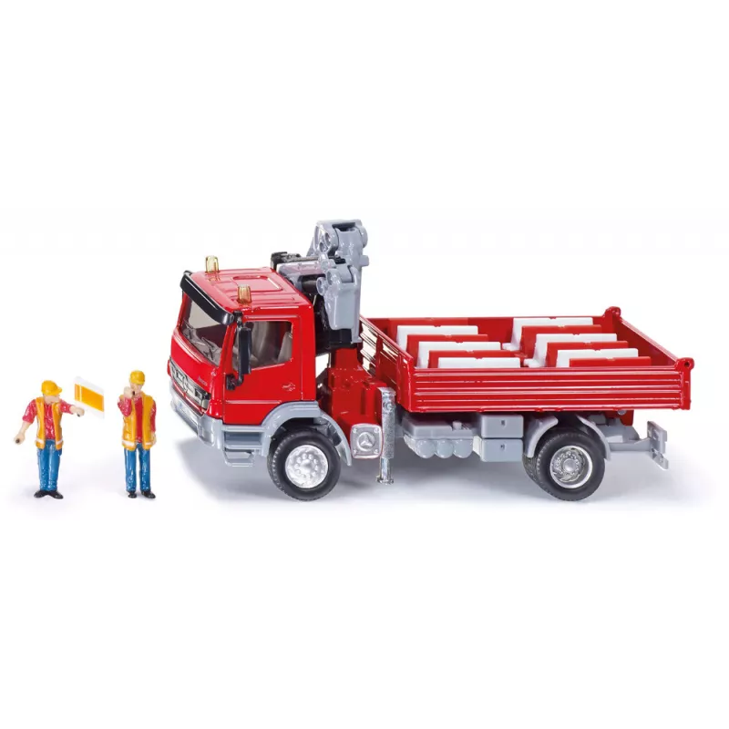 Camion Mercedes Atego con grua - escala 1:50