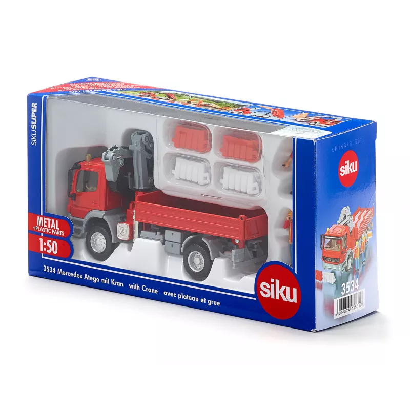 Camion Mercedes Atego con grua - escala 1:50