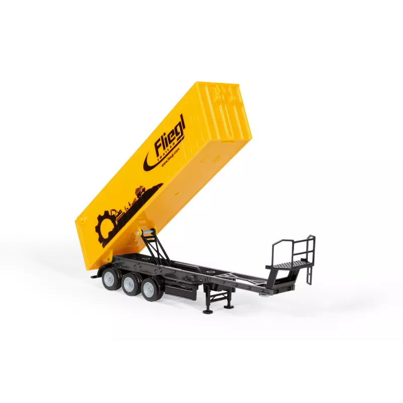 Camion Mercedes con remolque Fliegl - escala 1:50