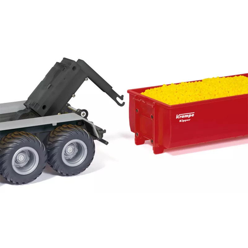 3 ejes chasis porta contenedores de gancho con volcado