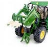John Deere 7310R con cargador frontal y aplicación Bluetooth - escala 1:32 - siku