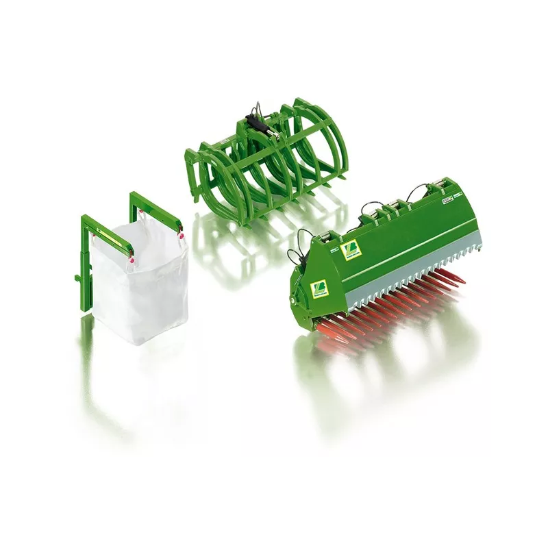 Cargadores de herramientas de la serie B John Deere verde