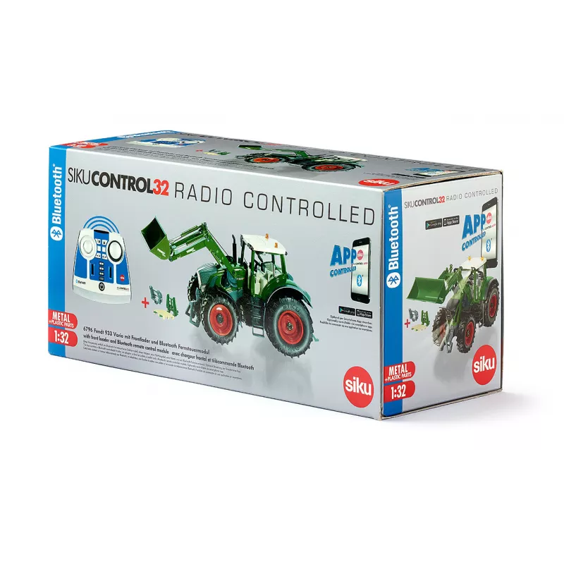 Fendt 933 Vario con cargador frontal y control remoto