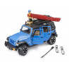 Jeep Wrangler Rubicon Unlimited con kayak y figura
