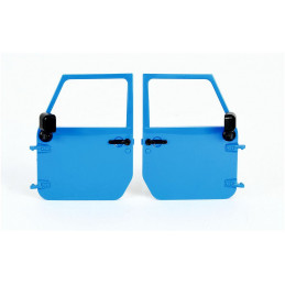 Puertas conductor y pasajero Jeep Wrangler Rubicon azul