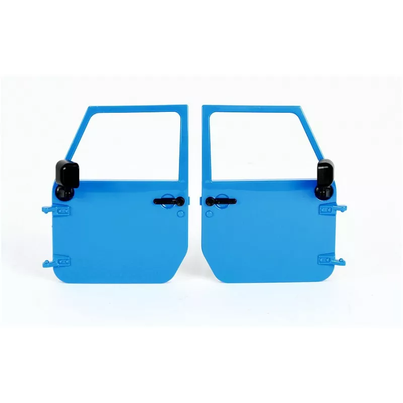 Puertas conductor y pasajero Jeep Wrangler Rubicon azul