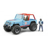 Jeep Cross Country Racer azul con piloto