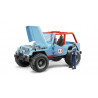 Jeep Cross Country Racer azul con piloto