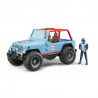 Jeep Cross Country Racer azul con piloto