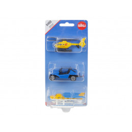 conjunto de acciones, 3 piezas