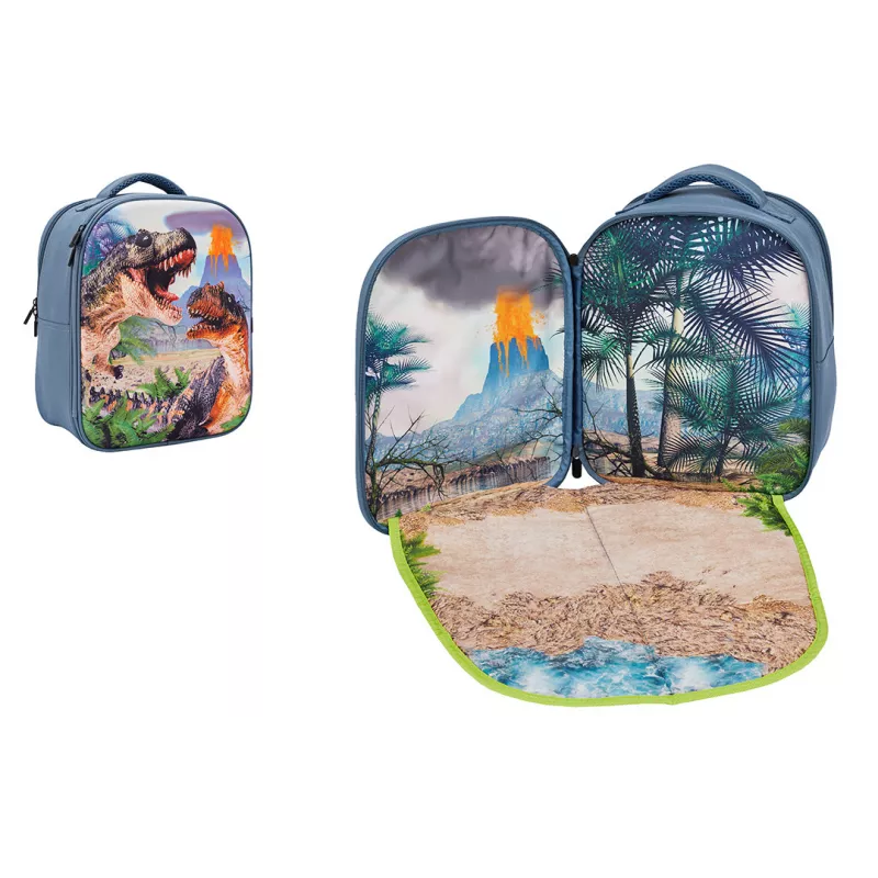 Mochila 3D Escenario Dinosaurios