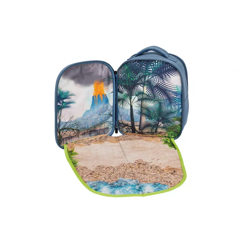 Mochila 3D Escenario Dinosaurios