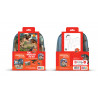 Mochila Dinosaurius 3D Junior con 2 figuras y folleto de coleccionista (T-Rex y Velociraptor)