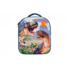 Mochila Dinosaurius 3D Junior con 2 figuras y folleto de coleccionista (T-Rex y Velociraptor)