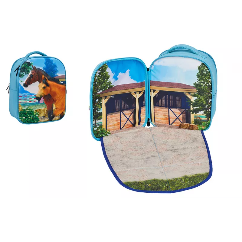Mochila 3D Escenario Caballos