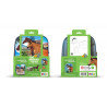 Mochila caballos 3D Junior con 3 figuras y folleto de coleccionista (Caballo, Potro y Conejo)