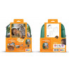 Mochila Selva 3D con 3 figuras y folleto de coleccionista (Leon, Zebra y Suricato)